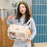 Maxbell pin Bag Purse Crossbody Bag for Cosplay Party Anime Figure Display Collector