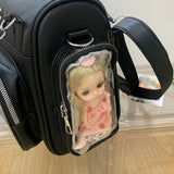 Maxbell pin Bag Purse Crossbody Bag for Cosplay Party Anime Figure Display Collector