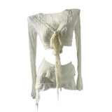 Maxbell Womens Swimsuit Ruffle Bathing Suit for Surfing Traveling Water Sports