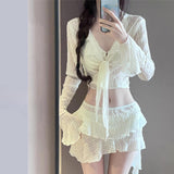 Maxbell Womens Swimsuit Ruffle Bathing Suit for Surfing Traveling Water Sports