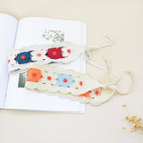 Maxbell Women Crochet Bandana Soft Handmade Comfortable Hair Accessories Photo Props red blue