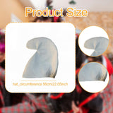 Maxbell Christmas Elves Hat Props Xmas Party Decorations Novelty Gift White Nonwoven
