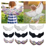 Maxbell Angel Wing Costume Decoration Dressing up for Festival Birthday White S