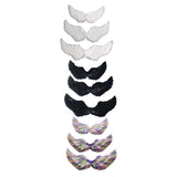 Maxbell Angel Wing Costume Decoration Dressing up for Festival Birthday White S