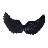 Maxbell Angel Wing Costume Decoration Dressing up for Festival Birthday black S