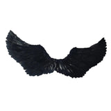 Maxbell Angel Wing Costume Decoration Dressing up for Festival Birthday black L
