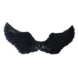 Maxbell Angel Wing Costume Decoration Dressing up for Festival Birthday black L