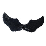 Maxbell Angel Wing Costume Decoration Dressing up for Festival Birthday black L