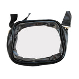 Maxbell Cross Body Bag Lightweight Elegant Clear Purse for Commuting Shopping Street Black