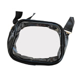 Maxbell Cross Body Bag Lightweight Elegant Clear Purse for Commuting Shopping Street Black