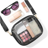 Maxbell Cross Body Bag Lightweight Elegant Clear Purse for Commuting Shopping Street Black