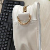 Maxbell Cross Body Bag Lightweight Elegant Clear Purse for Commuting Shopping Street White
