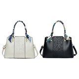 Maxbell Handbag for Women Fashion Carrier Crossbody Bag for Shopping Traveling Daily White