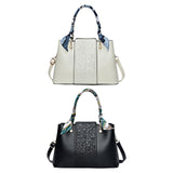 Maxbell Handbag for Women Fashion Carrier Crossbody Bag for Shopping Traveling Daily White