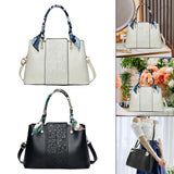Maxbell Handbag for Women Fashion Carrier Crossbody Bag for Shopping Traveling Daily White