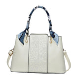 Maxbell Handbag for Women Fashion Carrier Crossbody Bag for Shopping Traveling Daily White