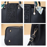 Maxbell Handbag for Women Fashion Carrier Crossbody Bag for Shopping Traveling Daily Black