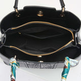 Maxbell Handbag for Women Fashion Carrier Crossbody Bag for Shopping Traveling Daily Black