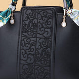 Maxbell Handbag for Women Fashion Carrier Crossbody Bag for Shopping Traveling Daily Black