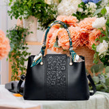 Maxbell Handbag for Women Fashion Carrier Crossbody Bag for Shopping Traveling Daily Black