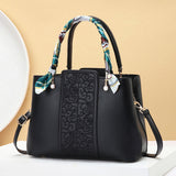 Maxbell Handbag for Women Fashion Carrier Crossbody Bag for Shopping Traveling Daily Black