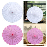 Maxbell 82cm Chinese Umbrella Versatile Wooden Handle for Festival Parasol