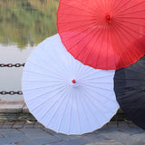 Maxbell 82cm Chinese Umbrella Versatile Wooden Handle for Festival Parasol