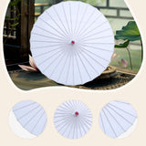 Maxbell 82cm Chinese Umbrella Versatile Wooden Handle for Festival Parasol