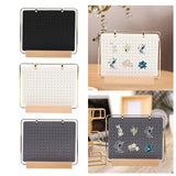 Maxbell Pin Organizer 6 Pages Travel Trading Pin Carrying Organization Storage Stand Black