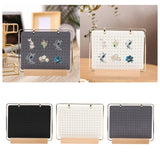 Maxbell Pin Organizer 6 Pages Travel Trading Pin Carrying Organization Storage Stand Black