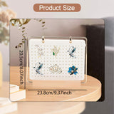 Maxbell Pin Organizer 6 Pages Travel Trading Pin Carrying Organization Storage Stand White