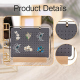 Maxbell Pin Organizer 6 Pages Travel Trading Pin Carrying Organization Storage Stand Gray