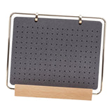Maxbell Pin Organizer 6 Pages Travel Trading Pin Carrying Organization Storage Stand Gray
