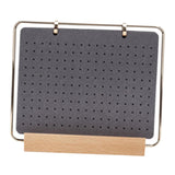 Maxbell Pin Organizer 6 Pages Travel Trading Pin Carrying Organization Storage Stand Gray