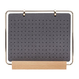 Maxbell Pin Organizer 6 Pages Travel Trading Pin Carrying Organization Storage Stand Gray