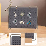 Maxbell Pin Organizer 6 Pages Travel Trading Pin Carrying Organization Storage Stand Gray