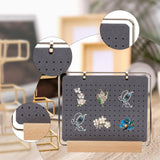 Maxbell Pin Organizer 6 Pages Travel Trading Pin Carrying Organization Storage Stand Gray