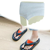 Maxbell Women Open Toe Half Socks Soft Forefoot Liner Socks for Sandal Clogs Outdoor White