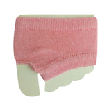 Maxbell Women Open Toe Half Socks Soft Forefoot Liner Socks for Sandal Clogs Outdoor Pink