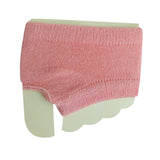 Maxbell Women Open Toe Half Socks Soft Forefoot Liner Socks for Sandal Clogs Outdoor Pink