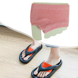 Maxbell Women Open Toe Half Socks Soft Forefoot Liner Socks for Sandal Clogs Outdoor Pink