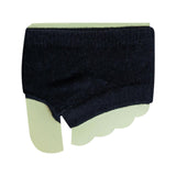 Maxbell Women Open Toe Half Socks Soft Forefoot Liner Socks for Sandal Clogs Outdoor Black