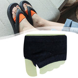 Maxbell Women Open Toe Half Socks Soft Forefoot Liner Socks for Sandal Clogs Outdoor Black