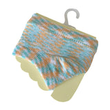 Maxbell Women Open Toe Half Socks Soft Forefoot Liner Socks for Sandal Clogs Outdoor Blue