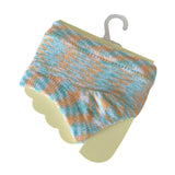 Maxbell Women Open Toe Half Socks Soft Forefoot Liner Socks for Sandal Clogs Outdoor Blue