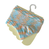 Maxbell Women Open Toe Half Socks Soft Forefoot Liner Socks for Sandal Clogs Outdoor Blue