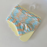 Maxbell Women Open Toe Half Socks Soft Forefoot Liner Socks for Sandal Clogs Outdoor Blue