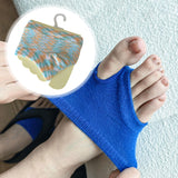 Maxbell Women Open Toe Half Socks Soft Forefoot Liner Socks for Sandal Clogs Outdoor Blue