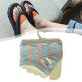 Maxbell Women Open Toe Half Socks Soft Forefoot Liner Socks for Sandal Clogs Outdoor Blue