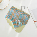 Maxbell Women Open Toe Half Socks Soft Forefoot Liner Socks for Sandal Clogs Outdoor Blue